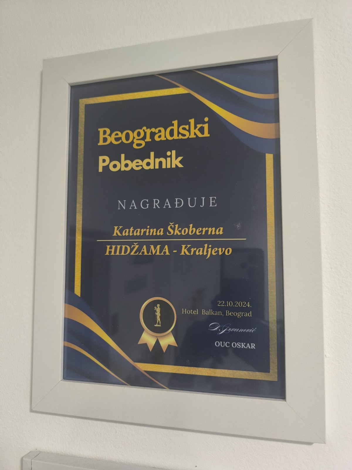 Certificate Presentation