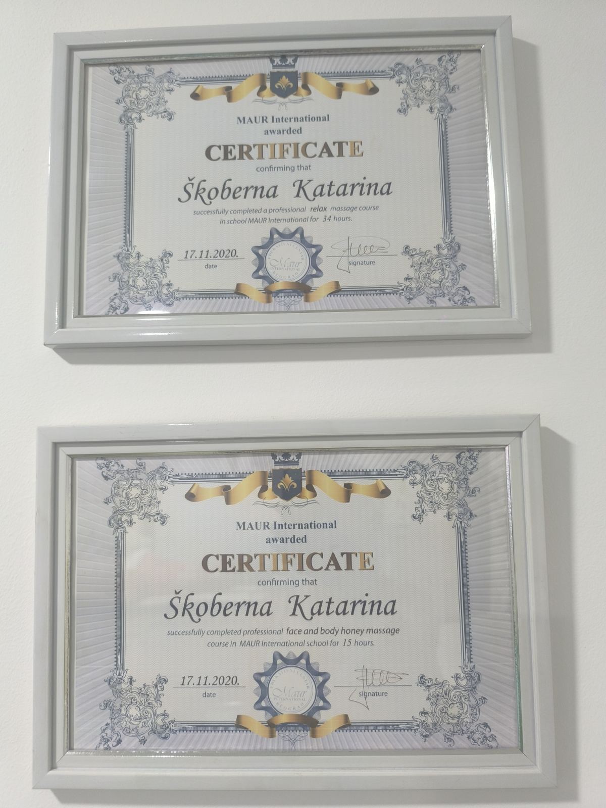 Certification