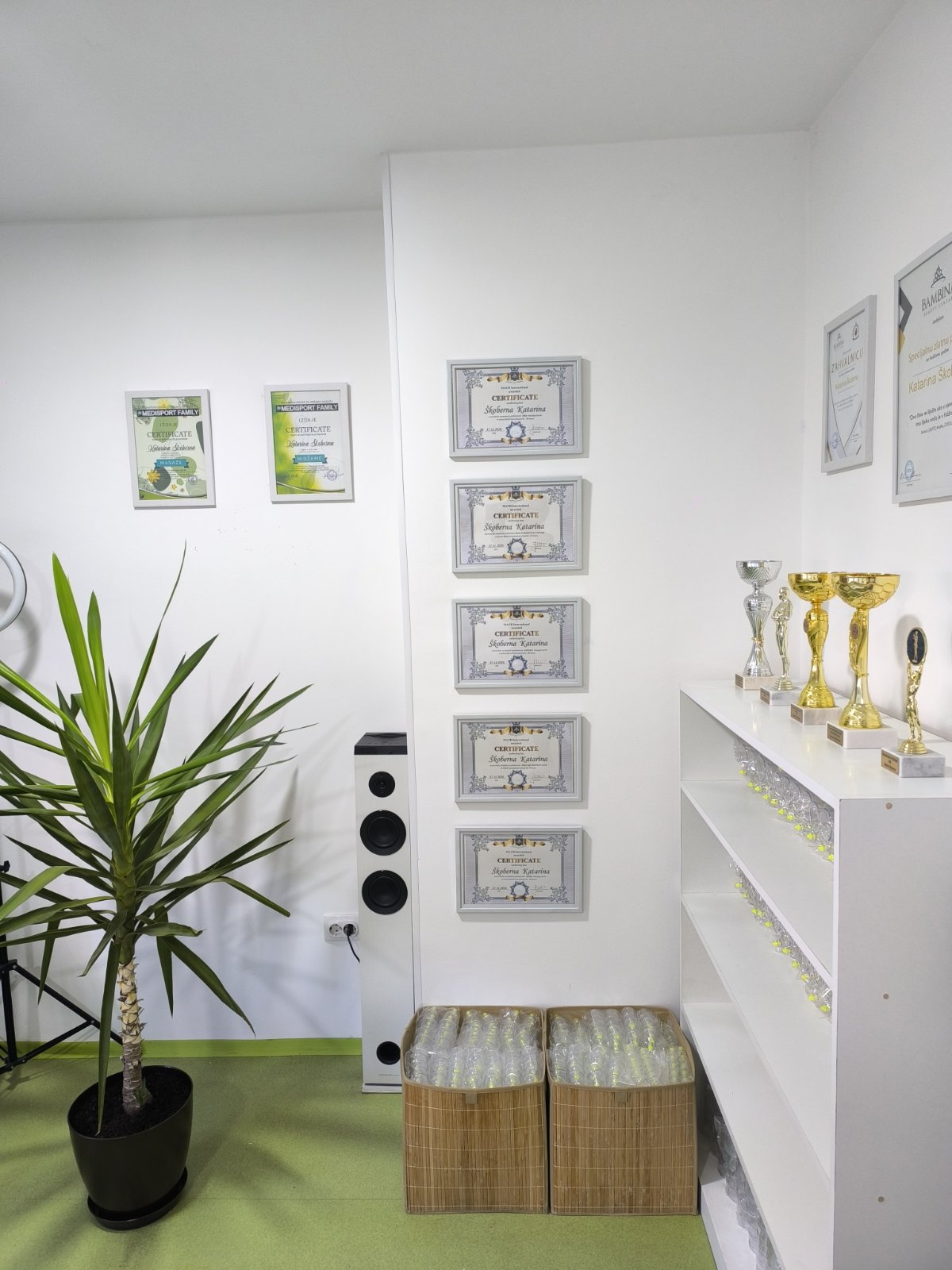Certificates Wall